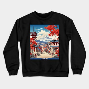 Goyang South Korea Travel Tourism Retro Vintage Crewneck Sweatshirt